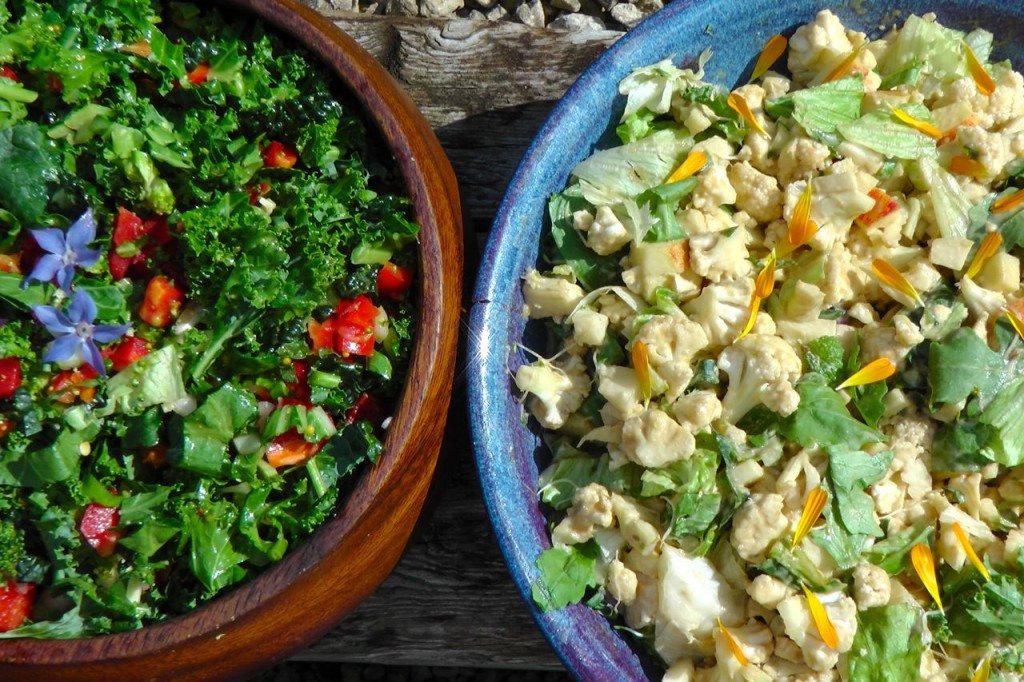 A wonderful way to enjoy raw cauliflower as a salad.