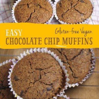 Mamma's Gluten Free Chocolate Chip Muffins - vegan, egg free, wheat free