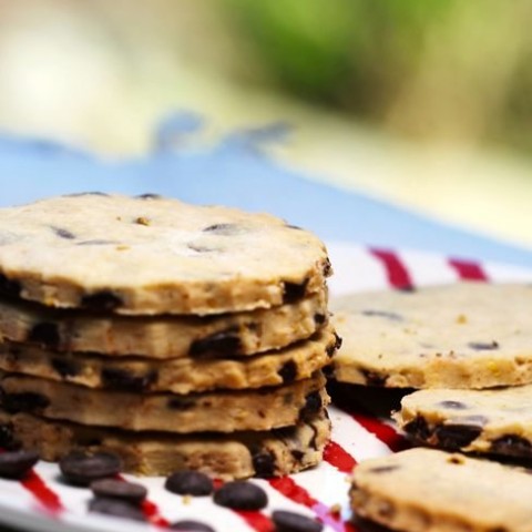 Chocolate Chip Teatime Biscuits (vegan, egg, dairy & gluten-free)