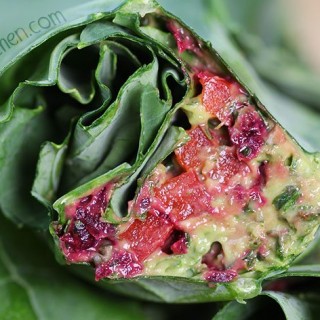 The 'look after yourself' kale wrap