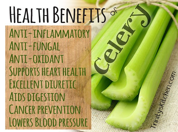 Celery benefits by Trinity