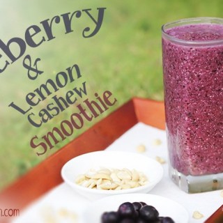 Blueberry & Lemon Cashew Smoothie