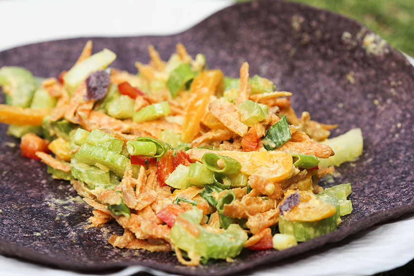 GF wraps with ginger tahini sauce #vegan #glutenfree