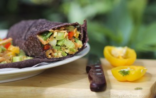 GF wraps with ginger tahini sauce #vegan #glutenfree