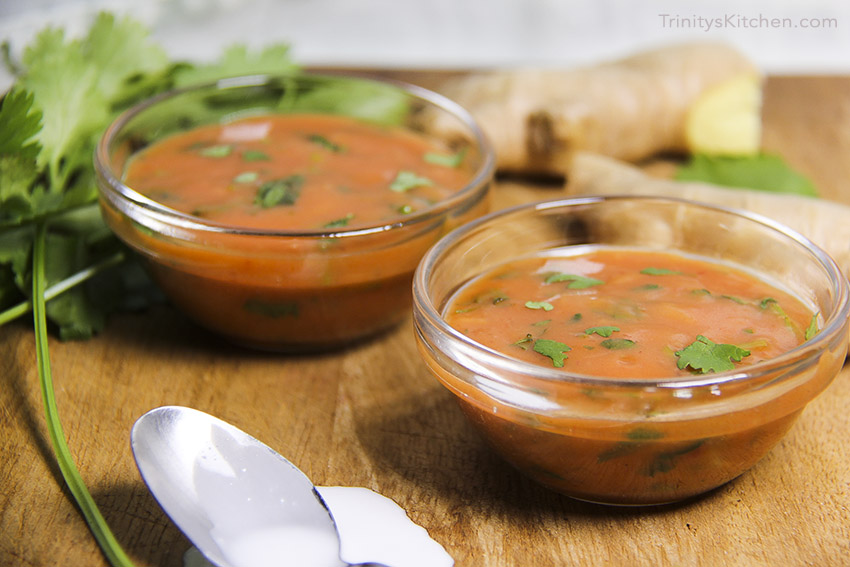 Creamy Ginger Sauce with tomato and coconut by Trinity - vegan, gluten-free