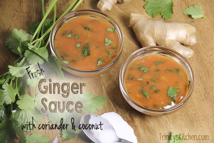 Fresh ginger sauce by Trinity