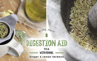 Fennel 'digestion aid' tea recipe with ginger and lemon verbena