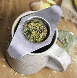 Fennel 'digestion aid' tea recipe with ginger and lemon verbena