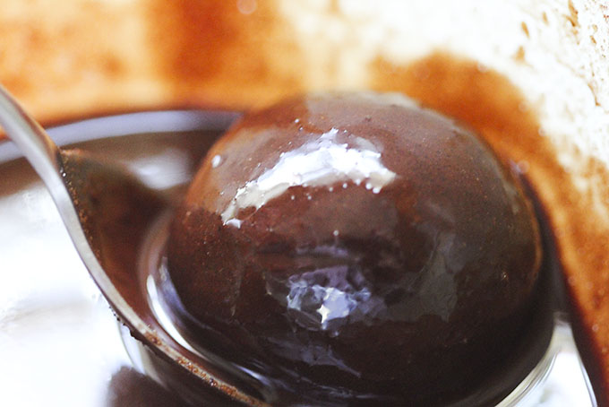 Walnut date chocolate covered truffle recipe by Anastasia at Kind Earth