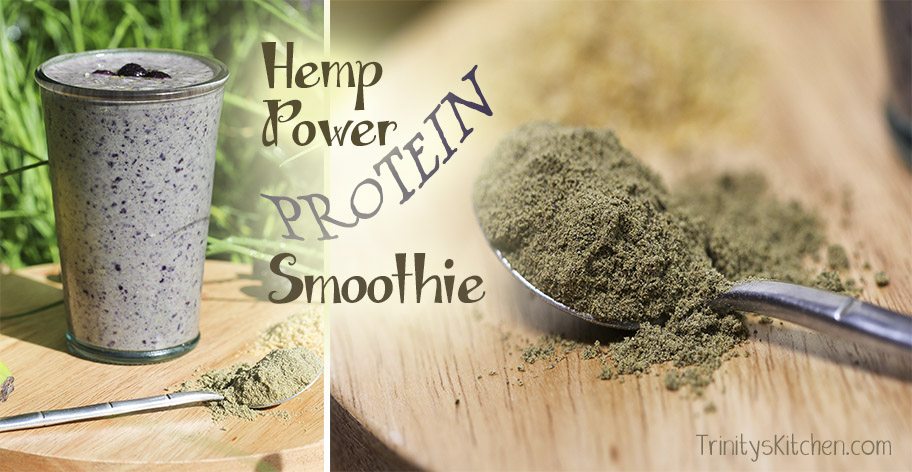 Hemp protein power smoothie by Trinity Bourne