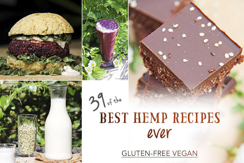 Lots of delicious hemp recipes - all vegan and gluten-free