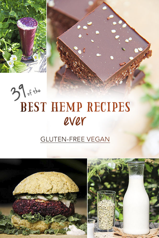 Lots of delicious hemp recipes - all vegan and gluten-free 