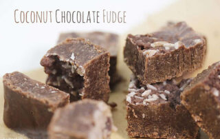 Vegan creamed coconut chocolate fudge recipe by Anastasia, Kind Earth