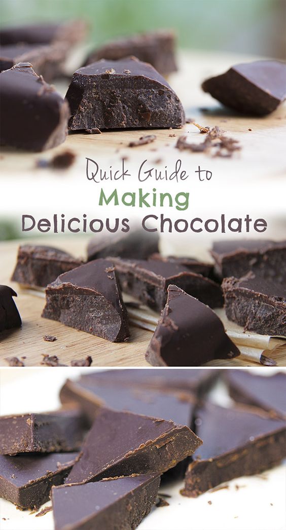 Making chocolate at home - quick guide by Trinity - vegan, dairy-free and delicious