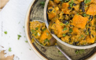 Easy Black Bean & Squash One Pot - by Anastasia, gluten-free, vegan and very healthy