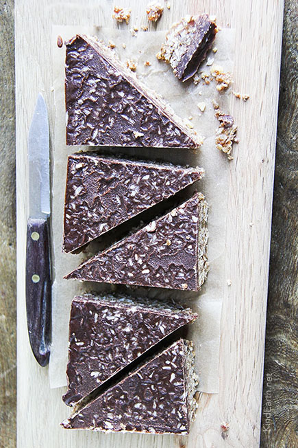 Creamed coconut bliss bars