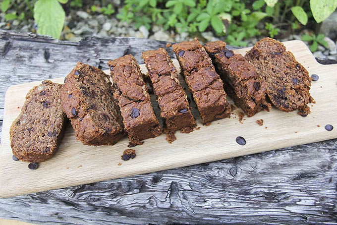 Gluten-free chocolate chip banana bread no sugar
