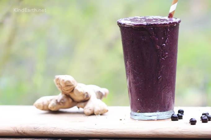 Hemp and ginger antioxiant smoothie 