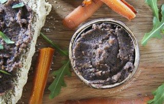 Roast carrot & black bean pate by Trinity - vegan dairy-free