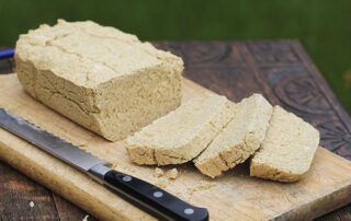 Gluten-free vegan soda bread loaf without gums or yeast by Anastasia, Kind Earth