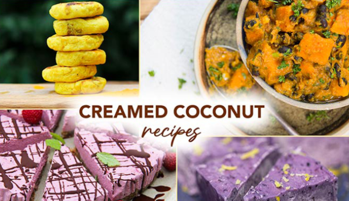 Creamed coconut recipe collection