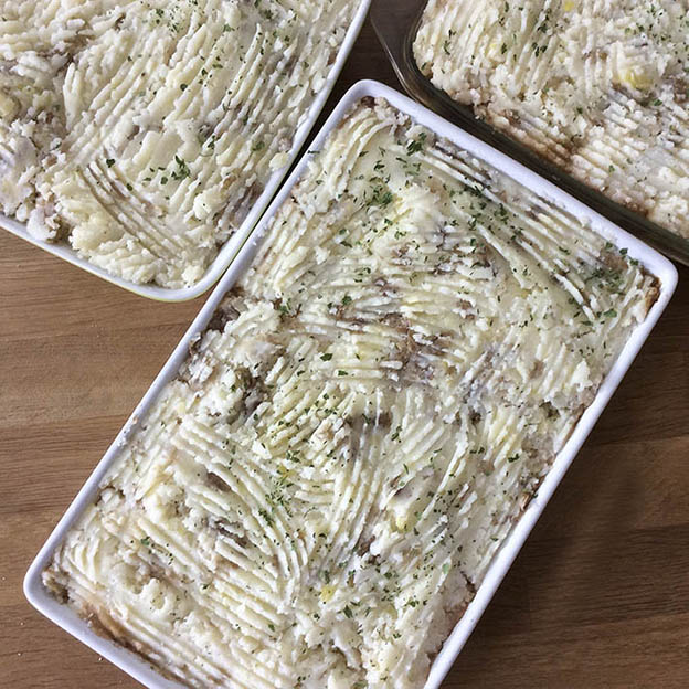 Vegan shepherds pie by Anastasia