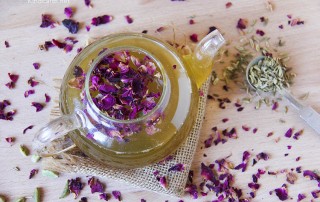 Love yourself beautiful TEA recipe with fennel seed, rose petals, liquorice by Anastasia, Kind Earth