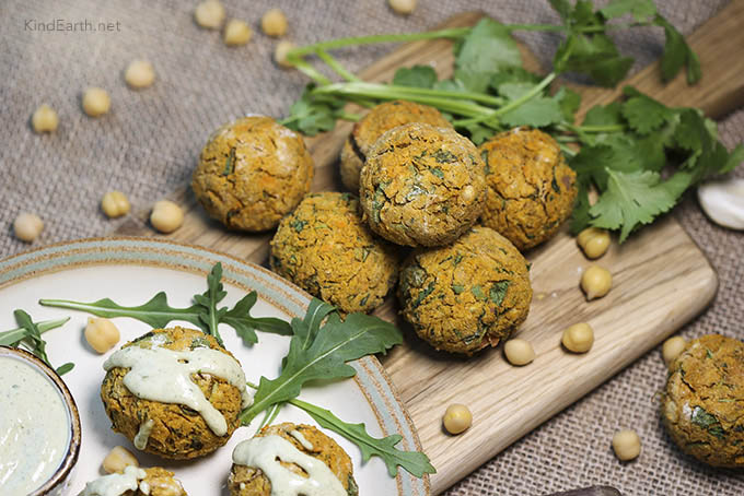 Sweet Potato Falafels - gluten-free vegan and healthy