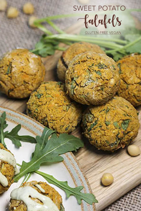 Sweet Potato Falafels - gluten-free vegan deliciousness by Anastasia, Kind Earth