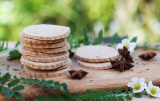 gluten-free vegan Chinese 5 spice biscuits