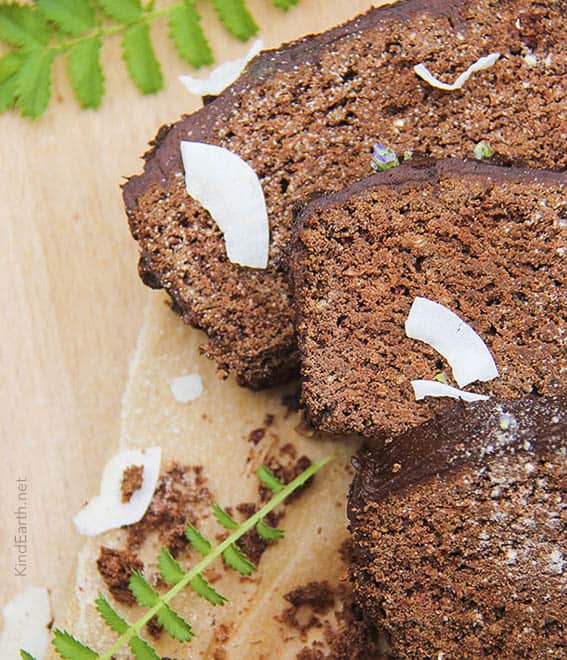 Sweet potato chocolate cake, gluten-free vegan and no refined sugar - delicious by Anastasia, Kind Earth