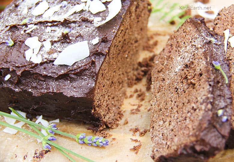 Sweet potato chocolate cake, gluten-free vegan and no refined sugar - delicious by Anastasia, Kind Earth
