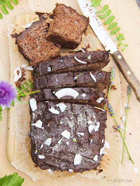 Sweet potato chocolate cake, gluten-free vegan and no refined sugar - delicious by Anastasia, Kind Earth