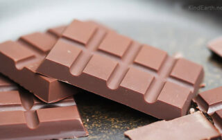 Homemade vegan chocolate with coconut sugar by Anastasia
