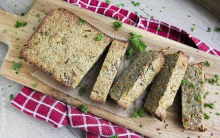 Sweet Potato Seed Roast Loaf (nut roast alternative) - gluten-free & vegan by Anastasia, Kind Earth