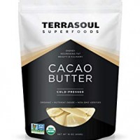 USA: Terrasoul Superfoods Organic Cacao Butter, 1 Pound (Raw, Keto, Vegan Friendly)