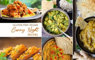 Gluten-free vegan curry night recipes, curries, dhal, chutney, chapati. All gluten-free, no refined sugar and totally plant-based.