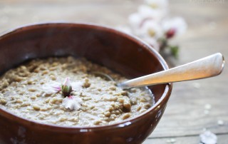 Coconut & Cinnamon Oat Porridge by Anastasia, Kind Earth - gluten-free vegan