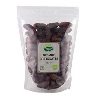UK: Organic Dates Pitted Deglet Nour 1kg by Hatton Hill Organic - Certified Organic