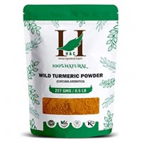 USA: 100% Natural Wild Turmeric (Curcuma Aromatica) Powder - 227g / 0.5 LB / 08 oz | Jangli Haldi | Kasthuri Manjal - For Skin Care | Face Pack