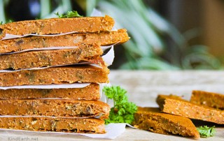 Chickpea Flour Flat Bread Recipe - easy, gluten-free, vegan - by Anastasia, Kind Earth