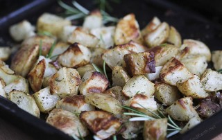 Rosemary Roasted Potatoes - easy vegan, gluten-free, healthy by Anastasia, Kind Earth