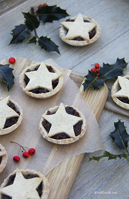 Sweet Christmas Mince Pies - British - Gluten-free, Vegan, Naturally Sweetened by Anastasia KindEarth