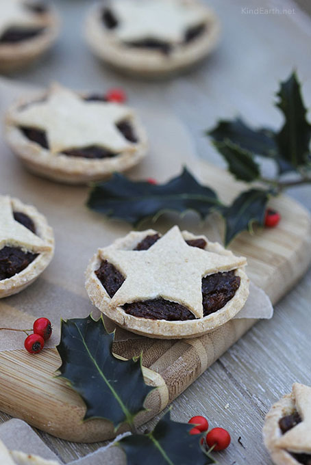 Sweet Christmas Mince Pies - British - Gluten-free, Vegan, Naturally Sweetened by Anastasia KindEarth