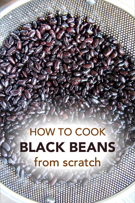 How to cook black beans from scratch