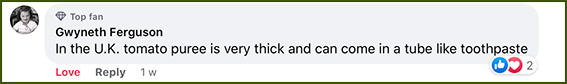 Gwyneth UK tomato puree quote