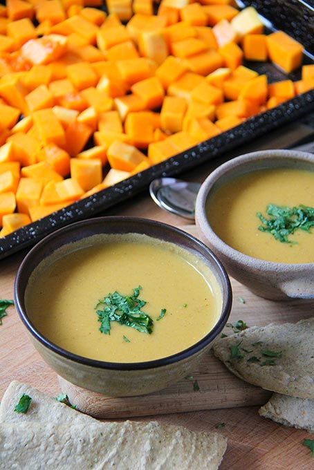 Roast butternut squash soup recipe