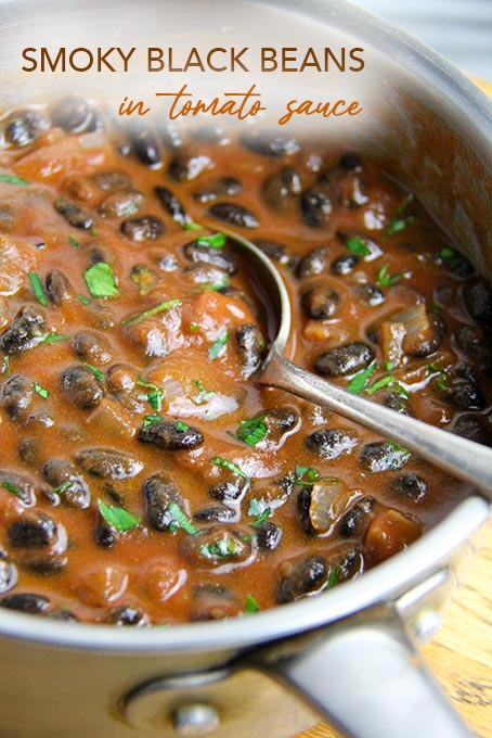 Smoked black beans recipe by Anastasia