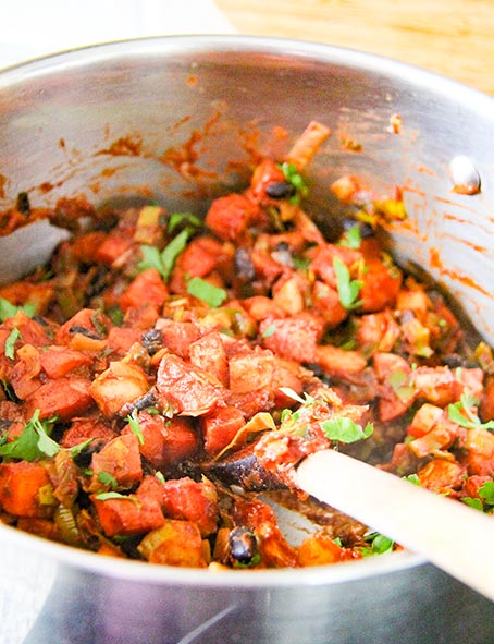Carrot and parsnip curry - vegan and gluten-free