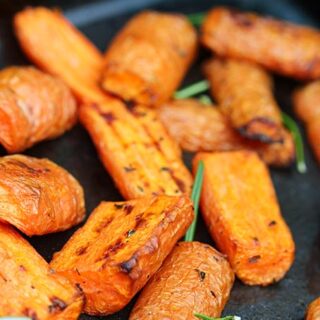 Roast carrots, easy recipe